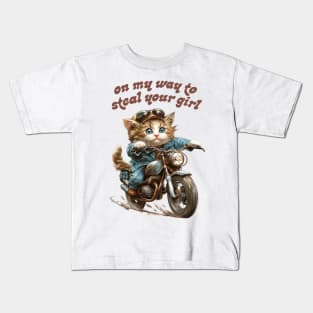 On My Way To Steal Your Girl Kids T-Shirt